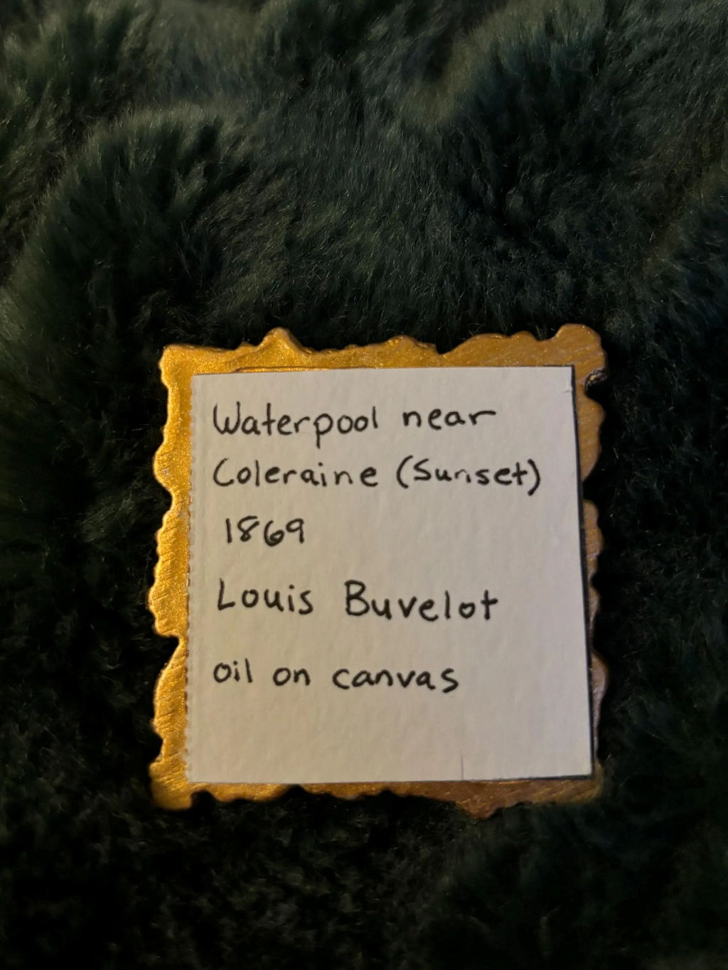 Tree Landscape Mini Framed Art, Louis Buvelot, Altar Decoration, Small ...
