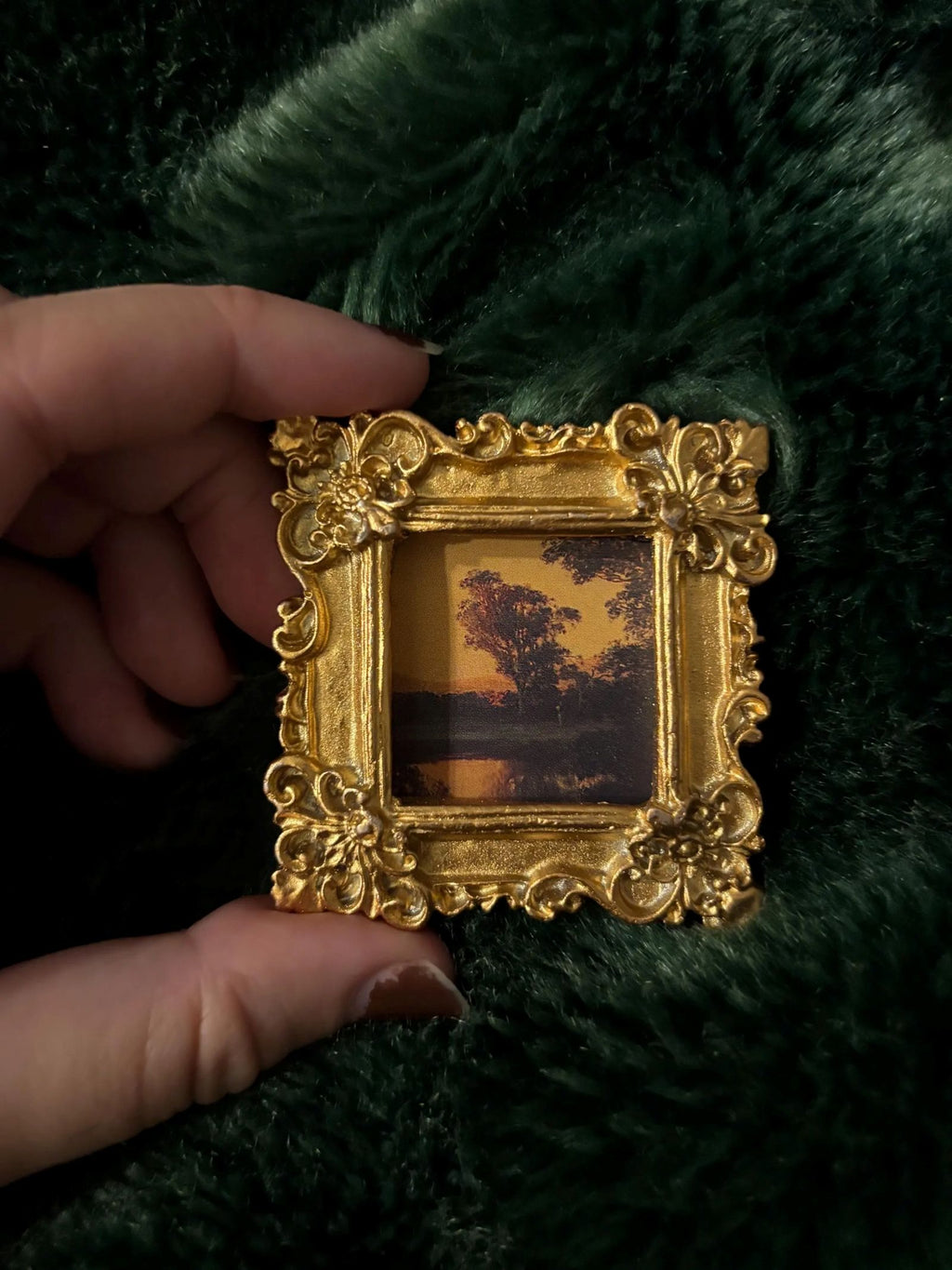 Tree Landscape Mini Framed Art, Louis Buvelot, Altar Decoration, Small ...